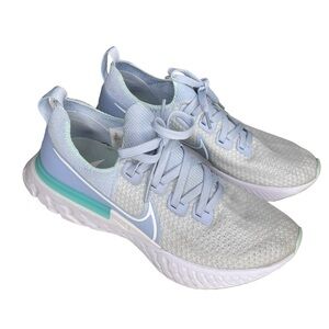 Nike React Infinity Run Flyknit Hydrogen Blue Womens 10 Nike React Infinity Run